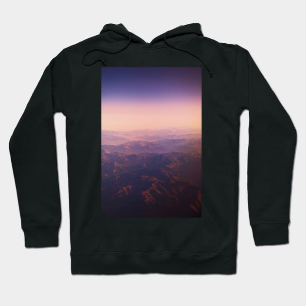 Violet Mountains Hoodie by AshStore